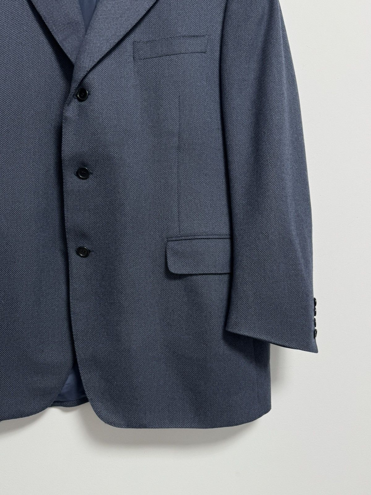 Canali Canali Blazer Men’s Blue Luxury Lana 58-R Size Size 54L - 2 Thumbnail