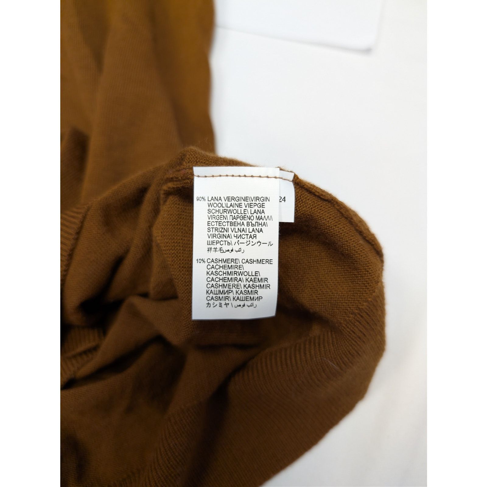 Brunello Cucinelli o1rshd1 CC20 Long-Sleeve Crewneck Sweater in Brown Size US M / EU 48-50 / 2 - 17 Thumbnail
