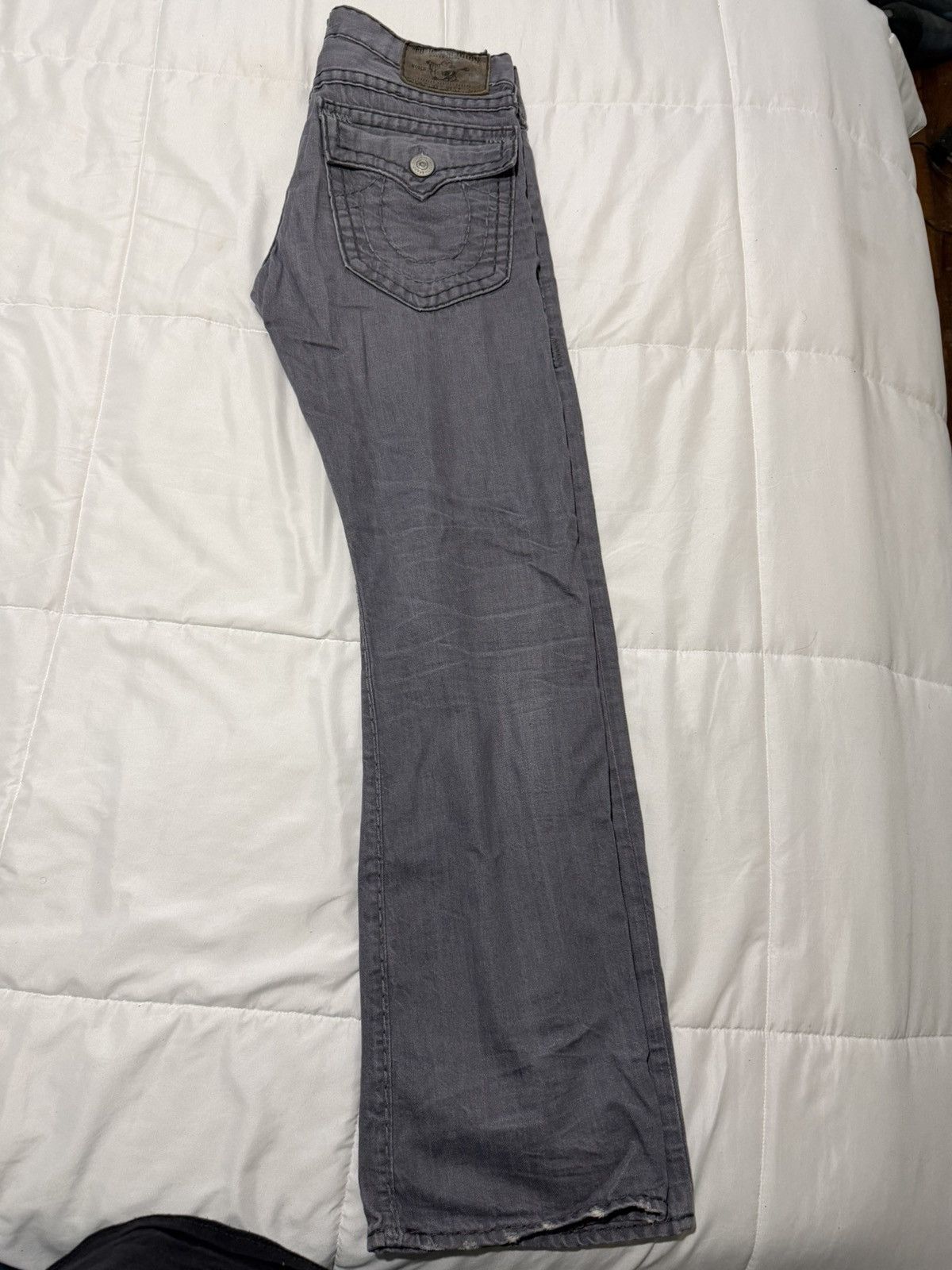 True Religion VINTAGE TRUE RELIGON FLARE DISTRESSED Size US 36 / EU 52 - 2 Thumbnail