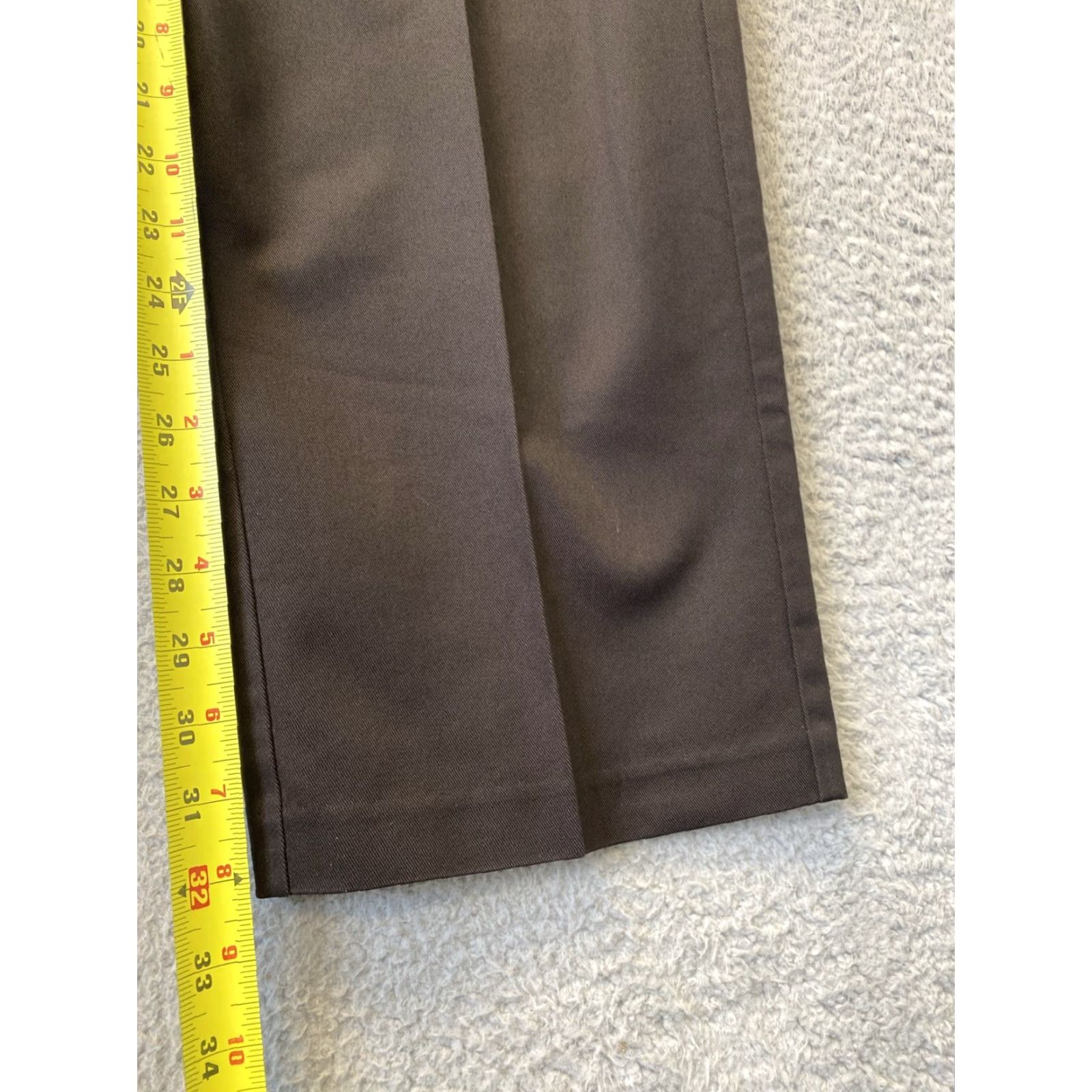 Nordstrom NORDSTROM Mens Chino Pants 38x31 Black Twill Stretch Formal Size US 38 / EU 54 - 4 Thumbnail