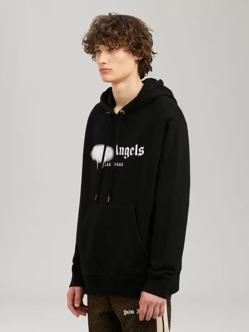 Palm Angels Las Vegas Sprayed Hoodie in Black Size US L / EU 52-54 / 3 - 4 Thumbnail