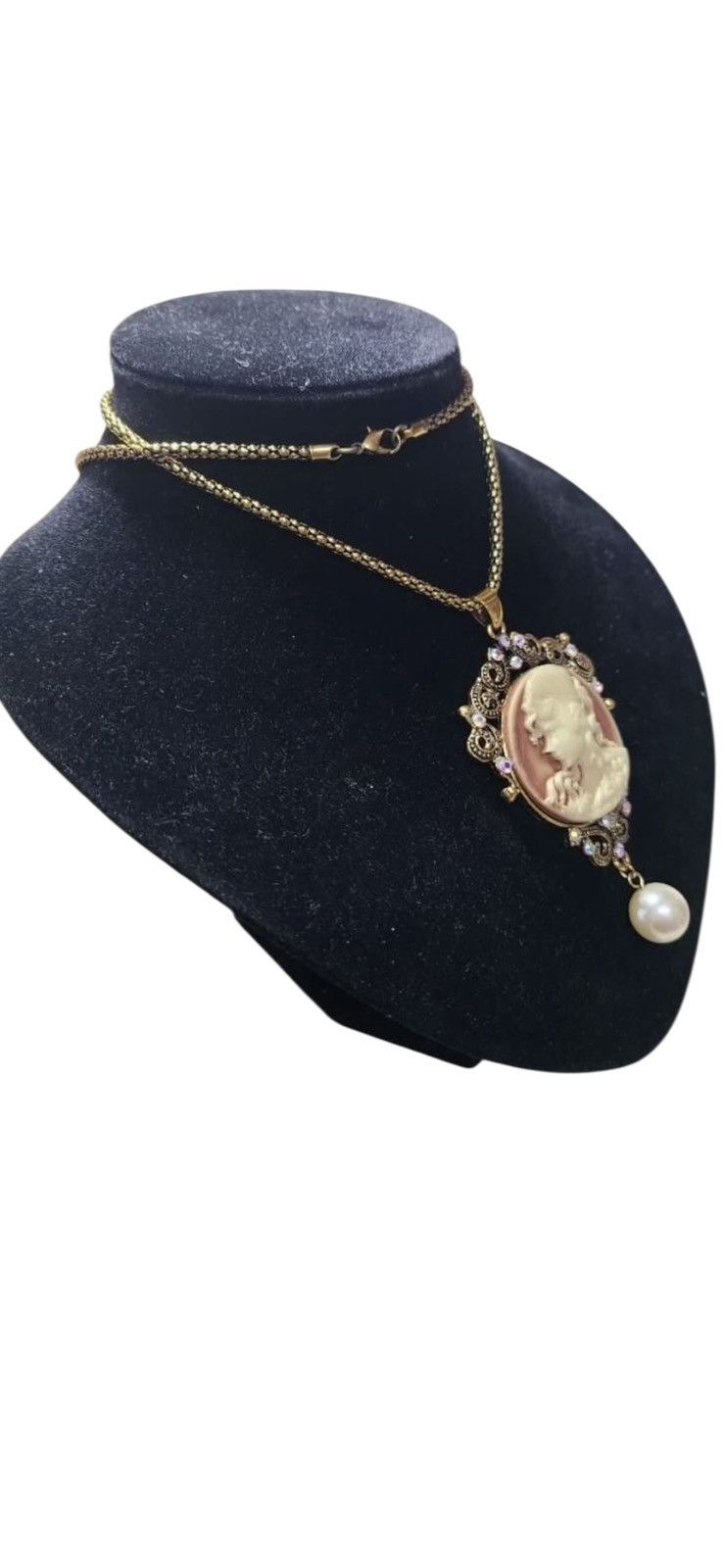 Swarovski Vintage Cameo Swarovski Long Necklace Size ONE SIZE - 4 Thumbnail