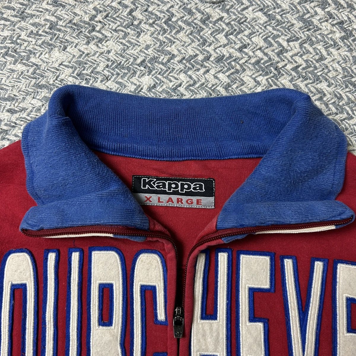 Kappa × Vintage Vintage90s Kappa France sweatshirt full zip Size US M / EU 48-50 / 2 - 6 Thumbnail