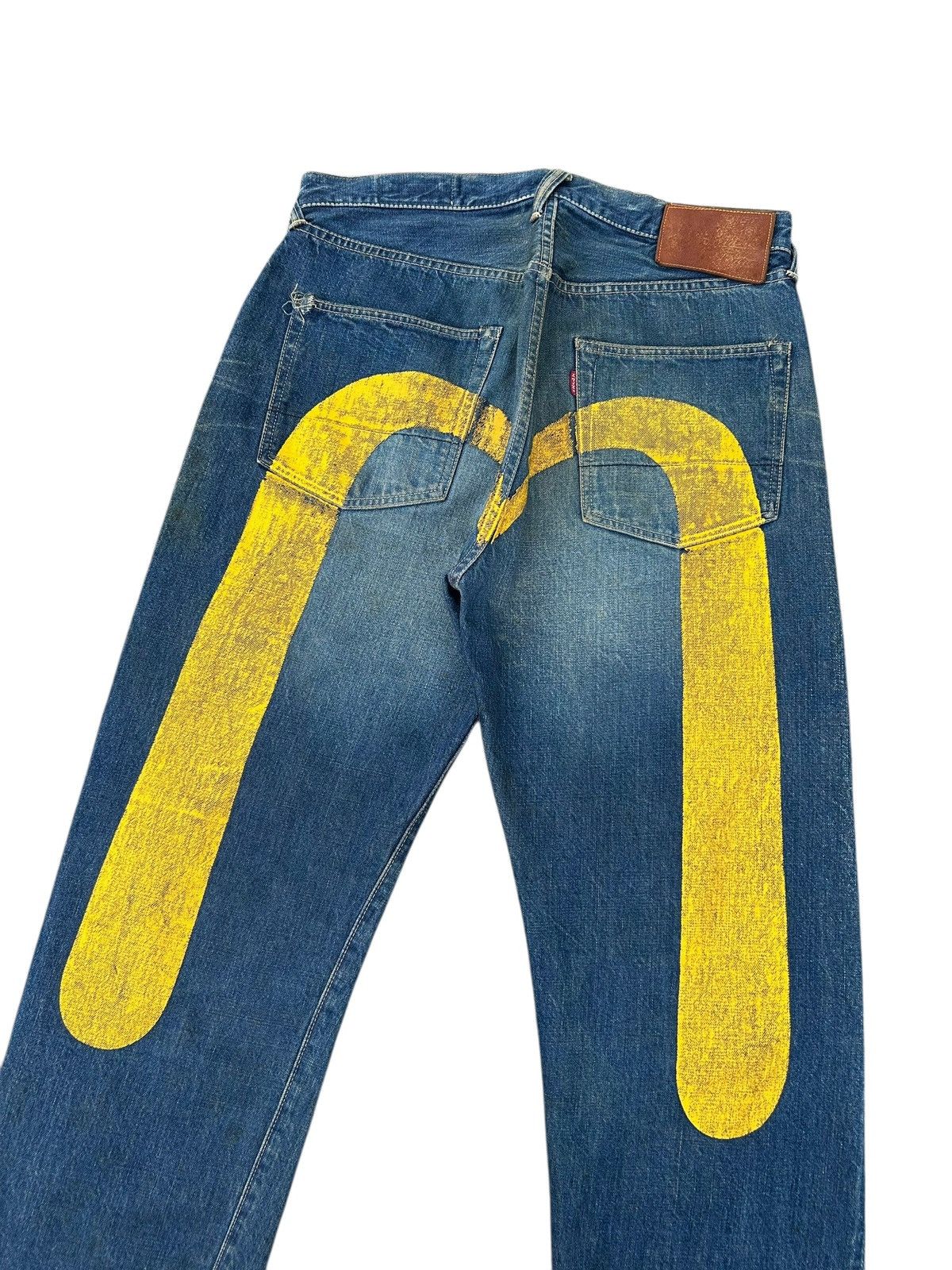 Evisu VINTAGE EVISU DAICOCK SELVEDGE MADE IN JAPAN DENIM JEANS Size US 33 - 11 Thumbnail