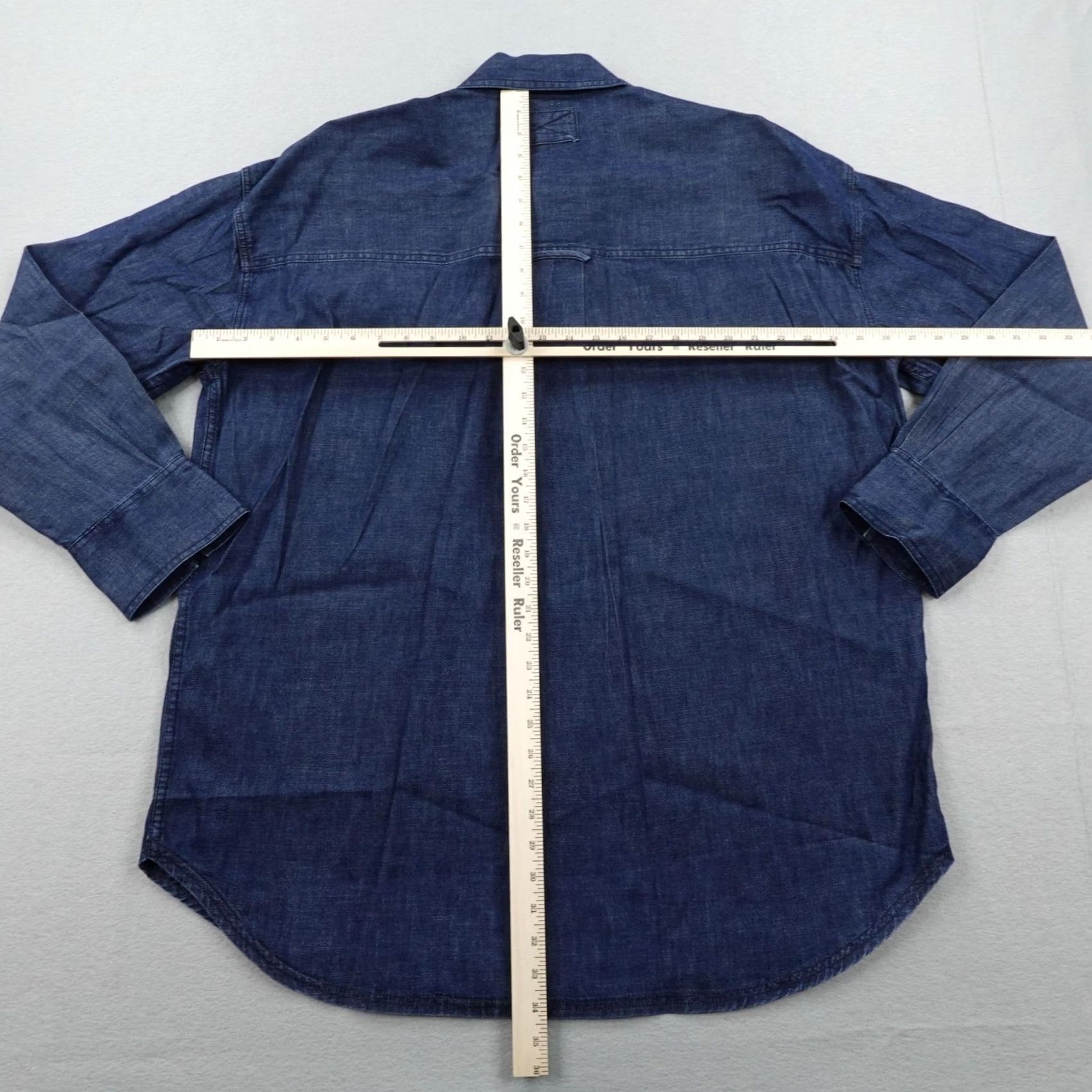 Free People Free People Shirt Womens Small Blue Denim Oversized Top Boho NWOT Size S / US 4 / IT 40 - 4 Thumbnail