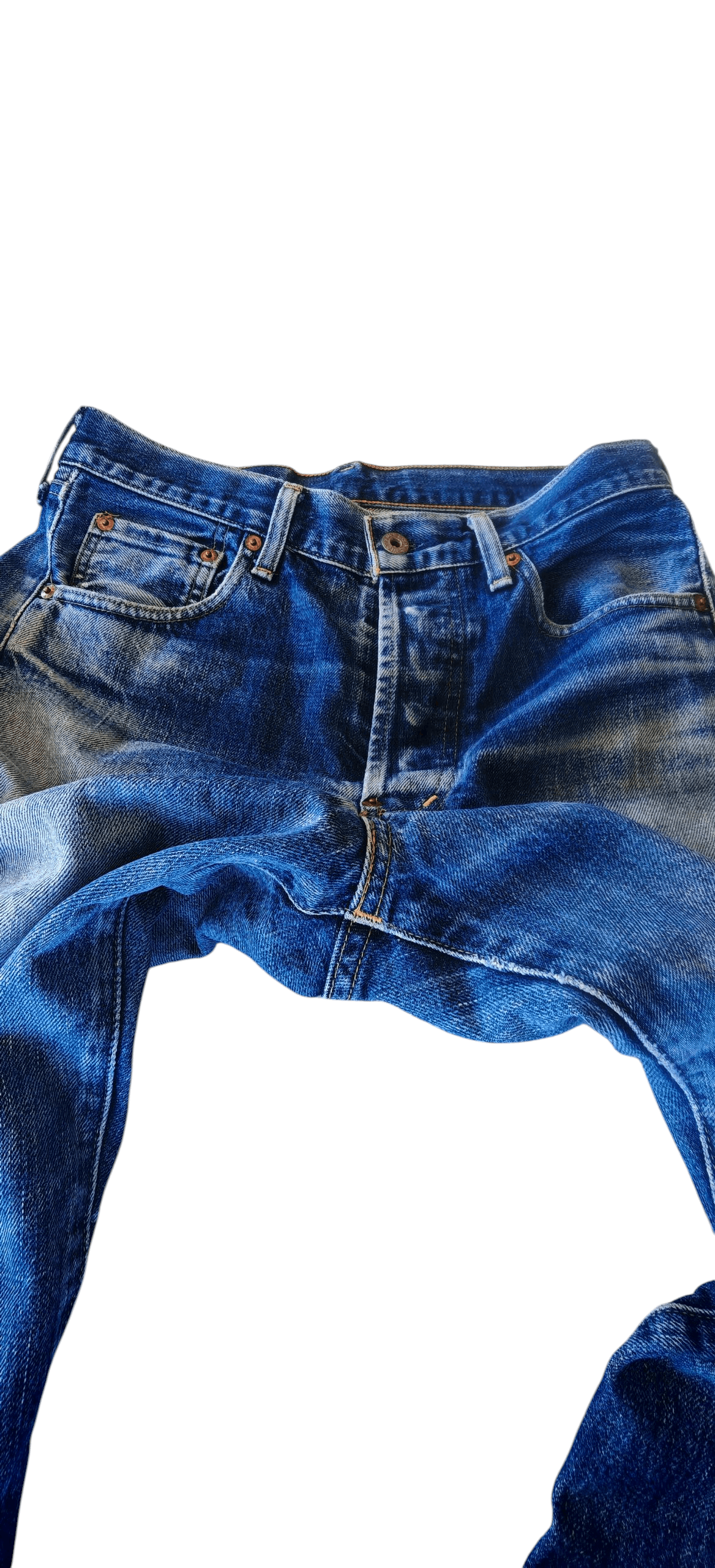 Levi's Vintage Clothing Levis 502 made in Japan selvedge distressed jeans Size US 30 / EU 46 - 2 Thumbnail
