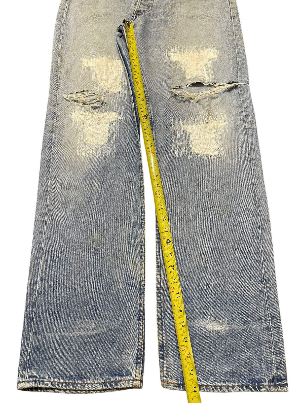 Levi's Vintage 90s Levis 501 Faded Wash Distressed Baggy Jeans Size US 36 / EU 52 - 13 Thumbnail