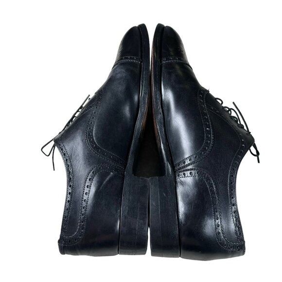 Brooks Brothers Brooks Brothers Peal & Co Made in England Black Leather Oxfo Size US 10 / EU 43 - 11 Thumbnail