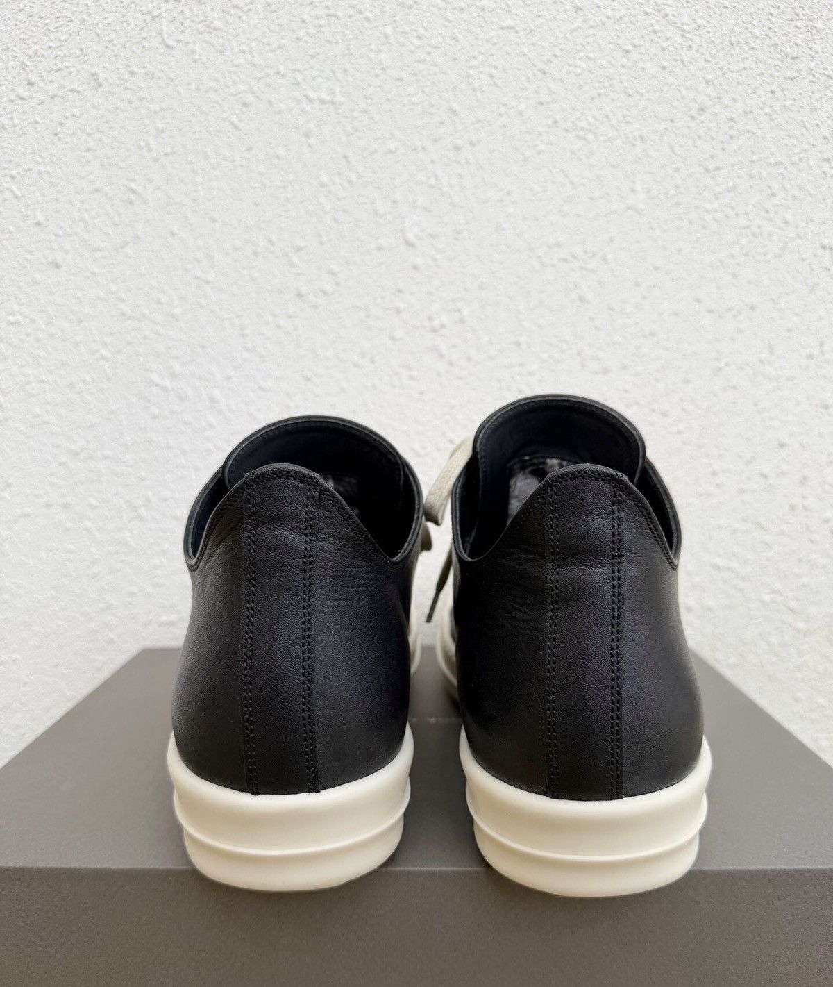 Rick Owens Rick Owens Mainline Classic Leather Low-Top Size US 8.5 / EU 41-42 - 5 Thumbnail