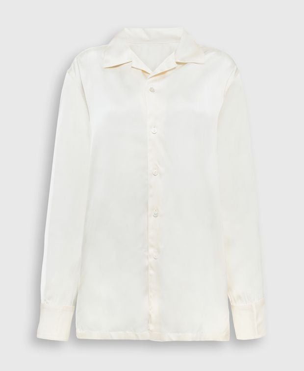 Jil Sander Satin blouse Size XS / US 0-2 / IT 36-38 - 1 Thumbnail
