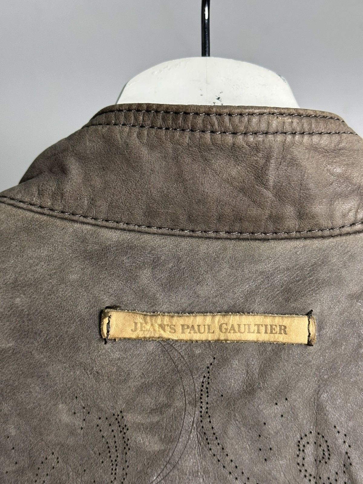 Jean Paul Gaultier 00’s Jean Paul Gaultier Sheepskin Leather Biker Jacket Size US M / EU 48-50 / 2 - 18 Thumbnail