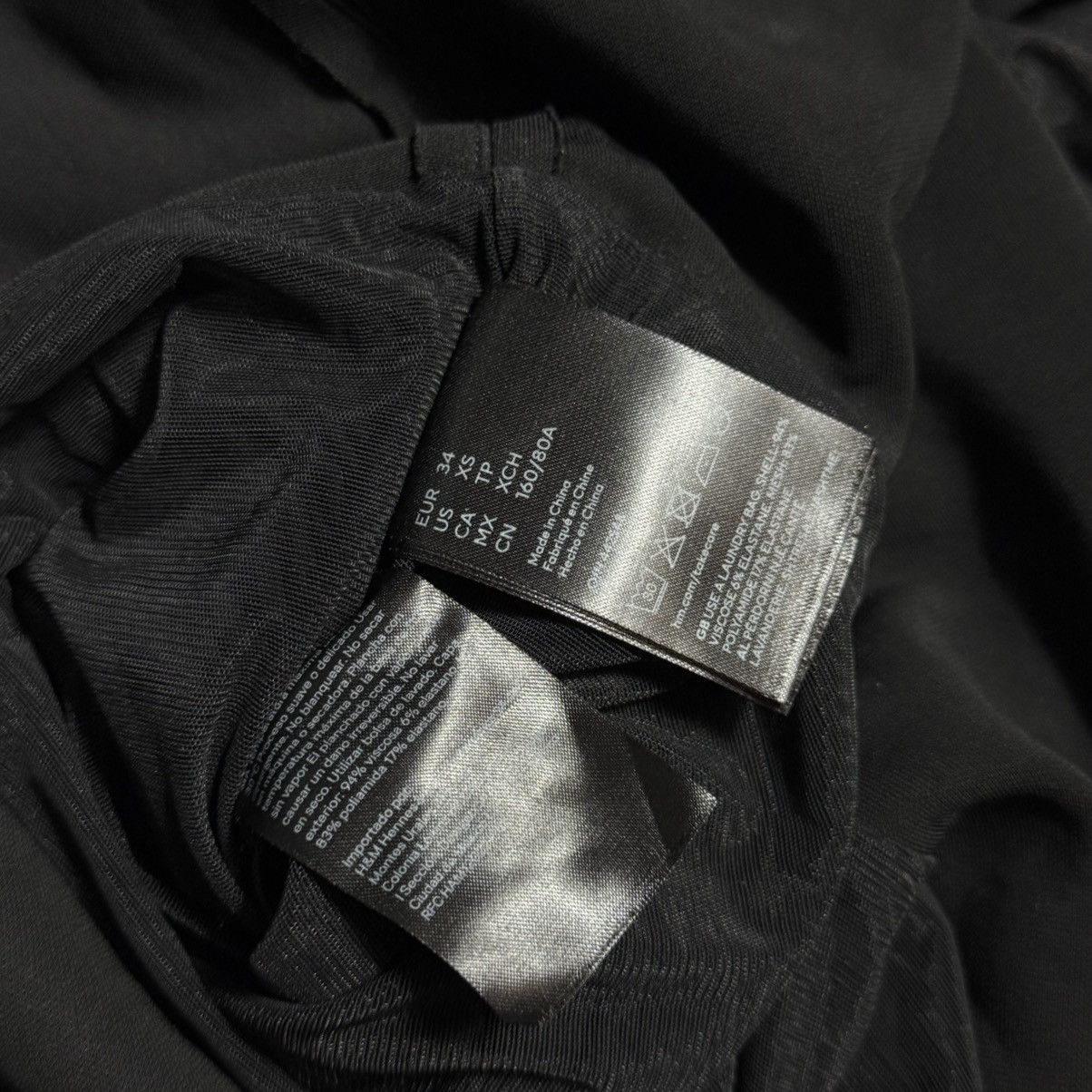 H&M × Mugler Rare Mugler H&M Black Dress Size XS / US 0-2 / IT 36-38 - 9 Thumbnail