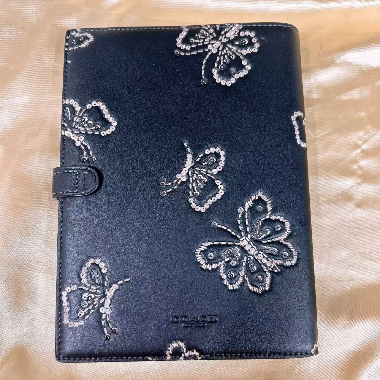 Coach NWT Coach Notebook With Butterfly Print CCF42 Size ONE SIZE - 2 Thumbnail