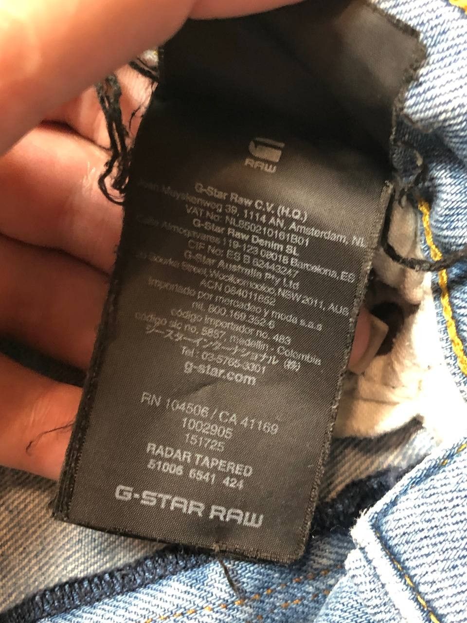 G-Star G-Star Raw W28 vintage jeans streetwear Y2K Size US 28 / EU 44 - 4 Thumbnail