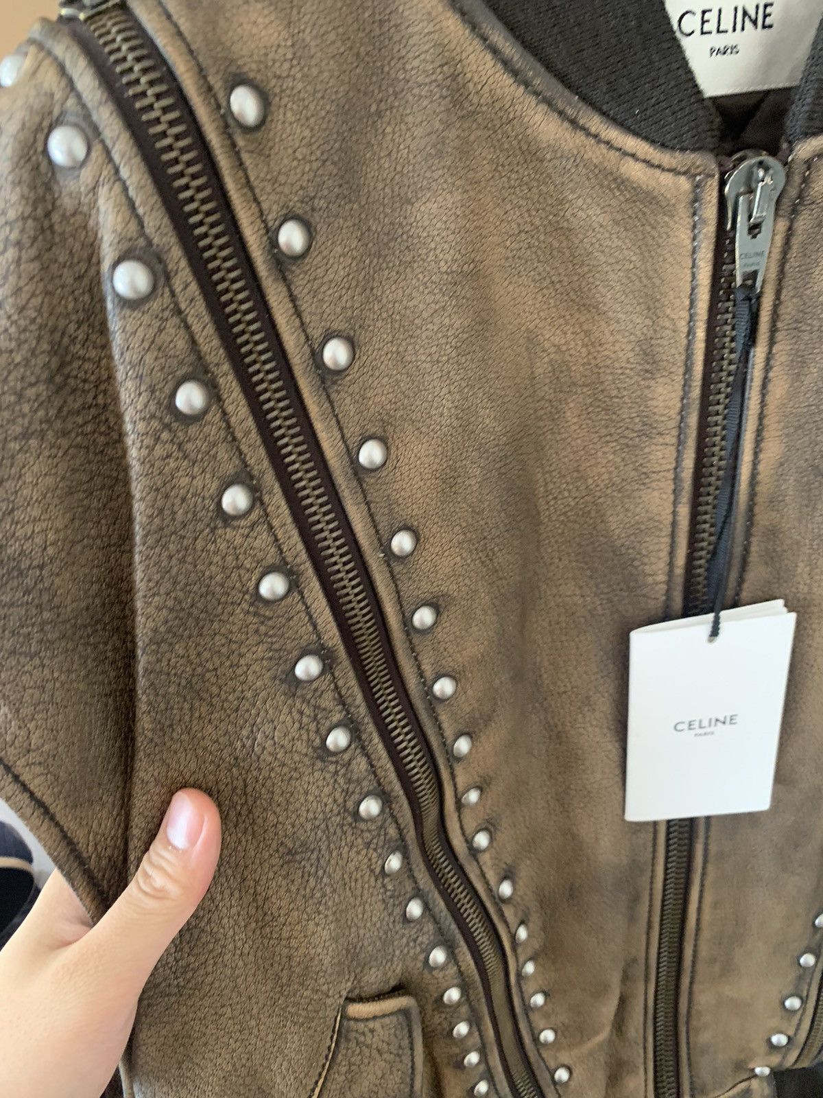 Celine Celine 2021FW Studded Deerskin Vest Size US M / EU 48-50 / 2 - 3 Thumbnail