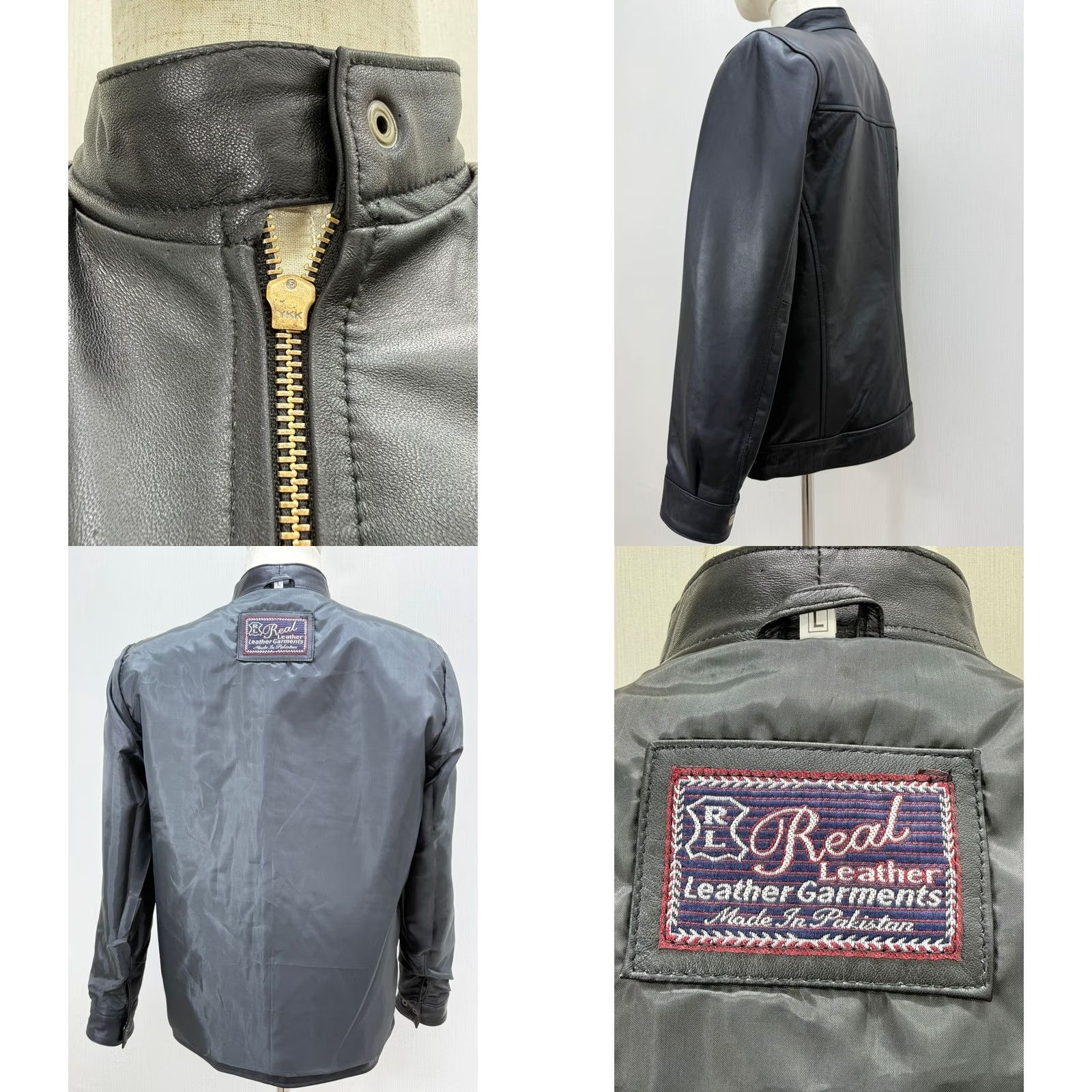 Vintage Italian Genuine Leather Jacket Premium Soft Black Size L Men's Size US L / EU 52-54 / 3 - 9 Thumbnail