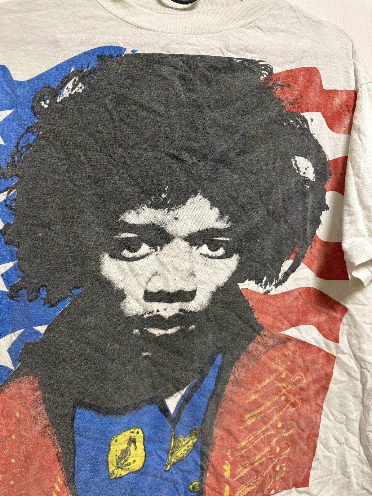 Jimi Hendrix × Vintage RARE! Jimi Hendrix 1988 Acme Vintage T shirt size L Size US L / EU 52-54 / 3 - 2 Thumbnail