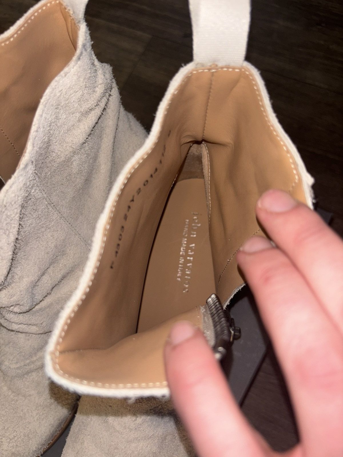 John Varvatos New - John Varvatos - Brushed Suede - Size 9 - Made in Italy Size US 9 / EU 42 - 12 Thumbnail