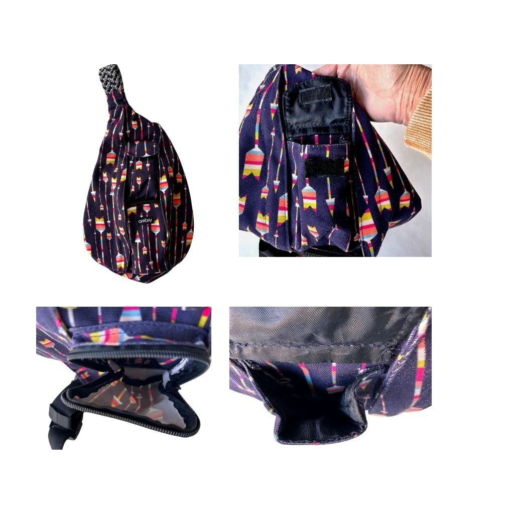 Other Ambry Nora Sling Bag Crossbody Hiking Backpack Arrow Print T Size ONE SIZE - 8 Thumbnail
