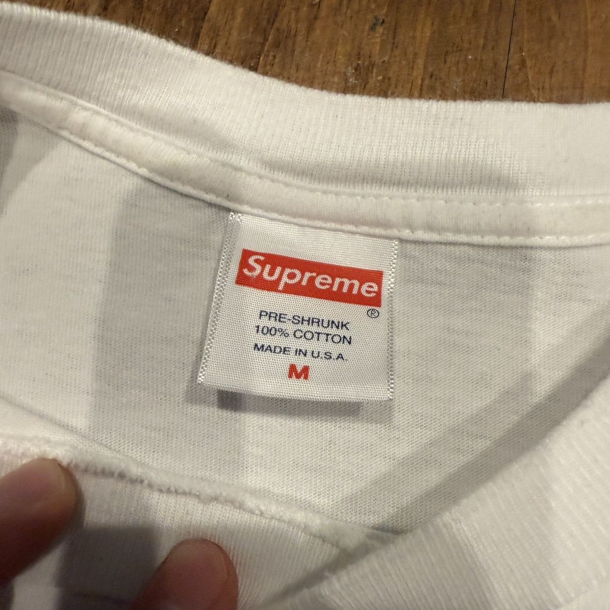 Nas × Supreme Supreme x Nas Face T-Shirt - White - Size M Size US M / EU 48-50 / 2 - 3 Thumbnail