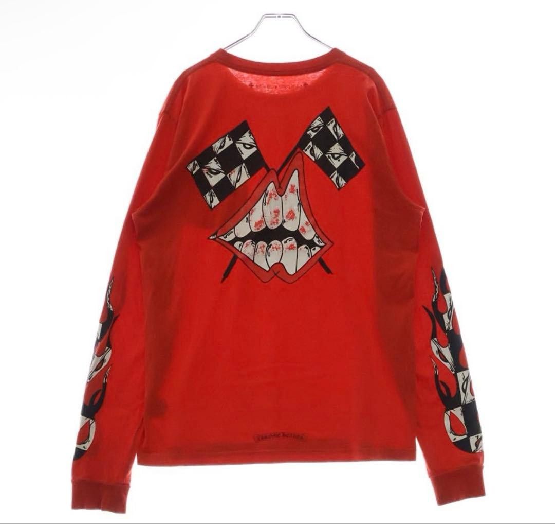 CHROME HEARTS MATTY BOY ロンT レッド M カジュアル Chrome Hearts Matty boy red long sleeve t shirt | Grailed