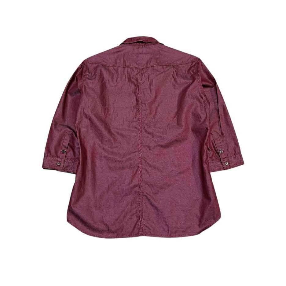 HIDEAWAYS 🔥SickY2K Hideaways Nicole Waxed Shirt 3/4 Sleeve Size US M / EU 48-50 / 2 - 4 Thumbnail