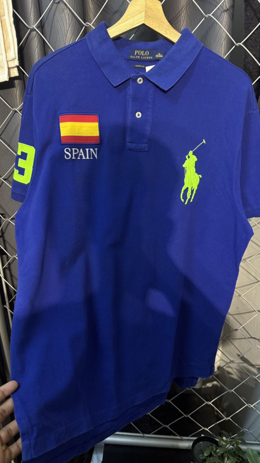 Polo Ralph Lauren VINTAGE POLO RALPH LAUREN SPAIN BIG PONY CUSTOM FIT Size US XL / EU 56 / 4 - 2 Thumbnail