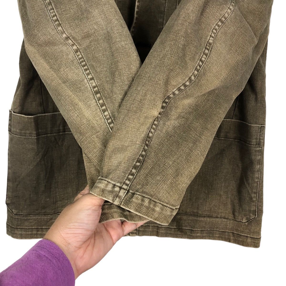 Issey Miyake 🔥Vtg Chore Work Jacket Canvas Radmess Bigi Japan Size US S / EU 44-46 / 1 - 15 Thumbnail