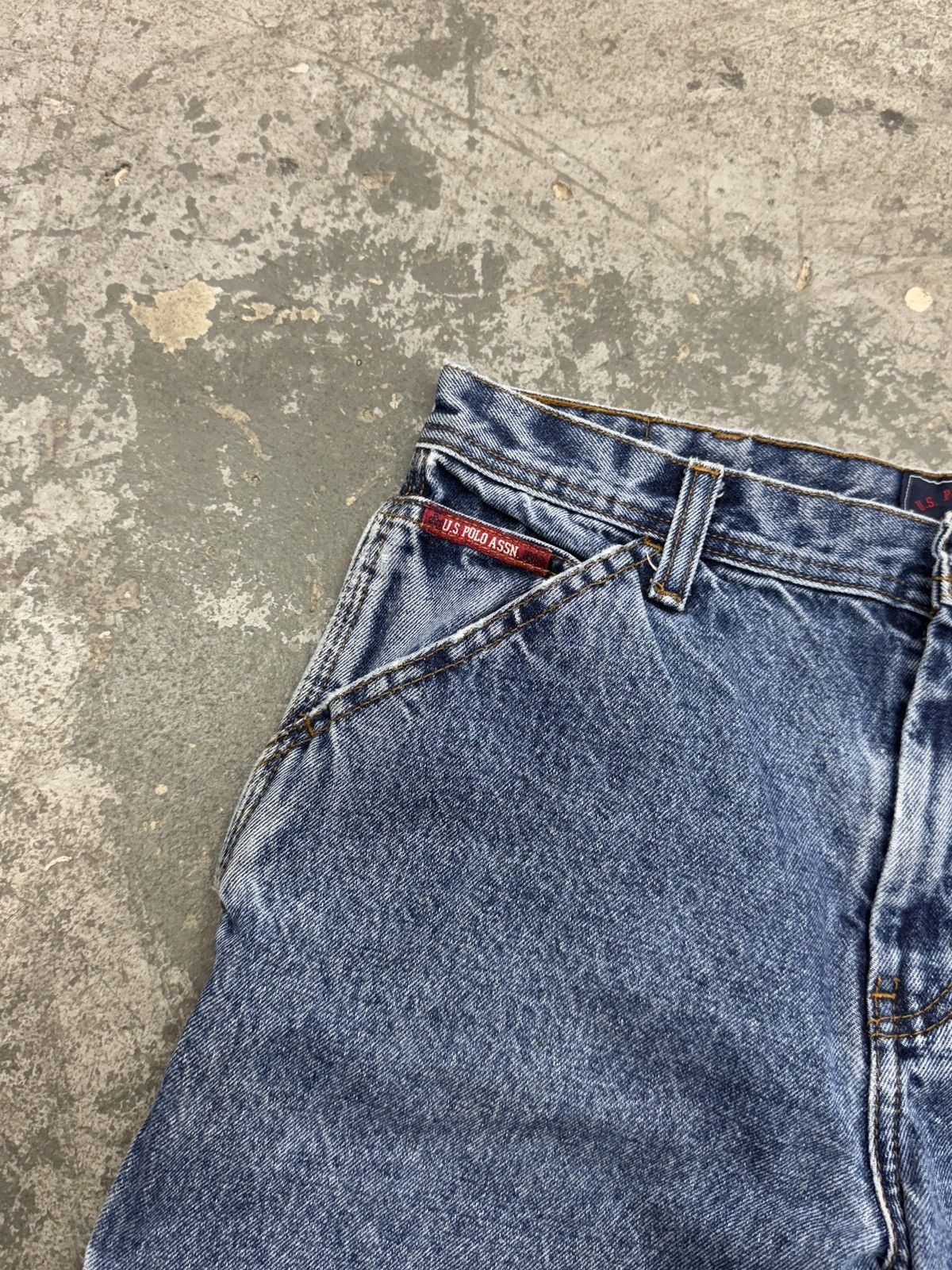 U.S. Polo Assn. Vintage y2k U.S. Polo Assn. Denim Shorts Size US 29 - 6 Thumbnail