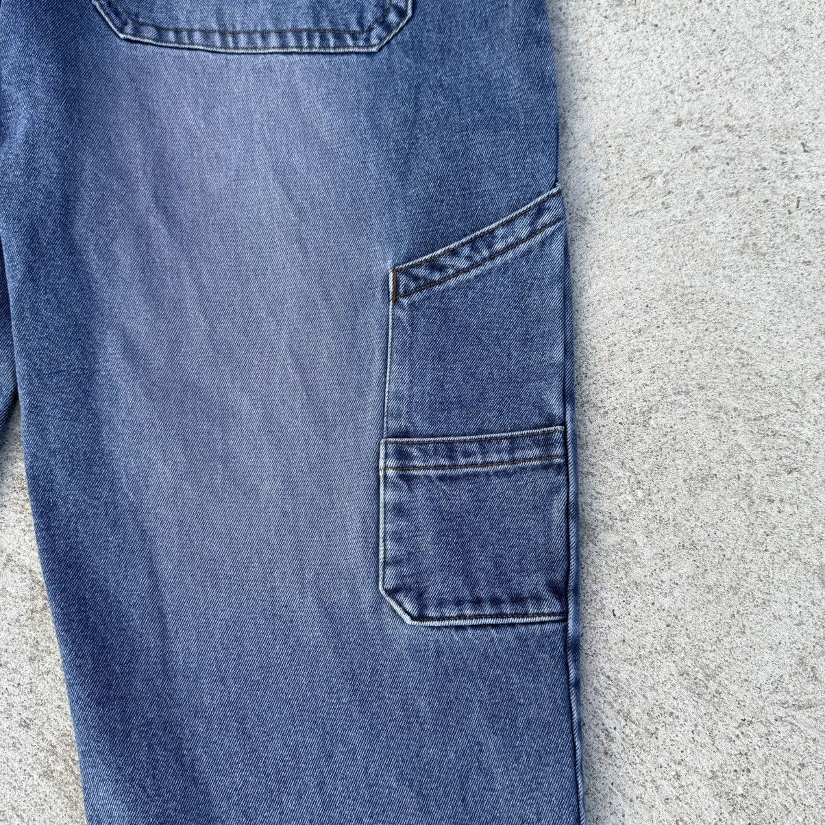 JNCO × Vintage Vintage Y2K DRILL Clothing Carpenter Baggy Jeans Jnco Style Size US 44 / EU 60 - 3 Thumbnail