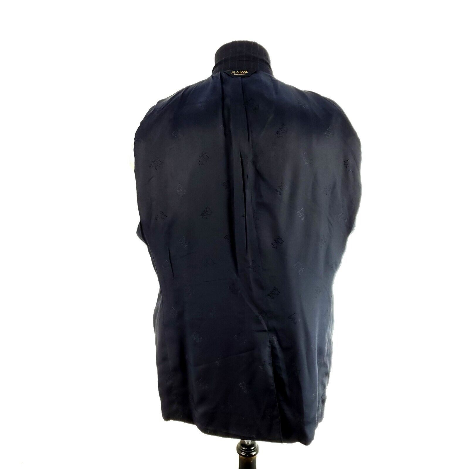 Jos. A. Bank Jos A Bank Signature Gold Wool 2 Button 2 Piece Suit 48L Blu Size 48L - 11 Thumbnail