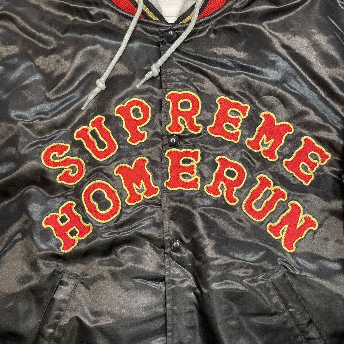Supreme Supreme homerun satin hooded varsity jacket ss25 Size US M / EU 48-50 / 2 - 2 Thumbnail