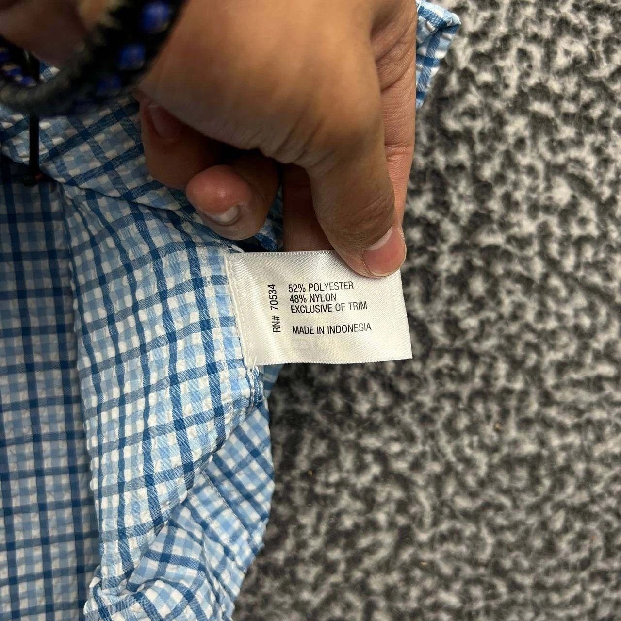 Orvis Orvis Button Up Shirt Men Blue Plaid Seersucker Collared M Size US M / EU 48-50 / 2 - 7 Thumbnail