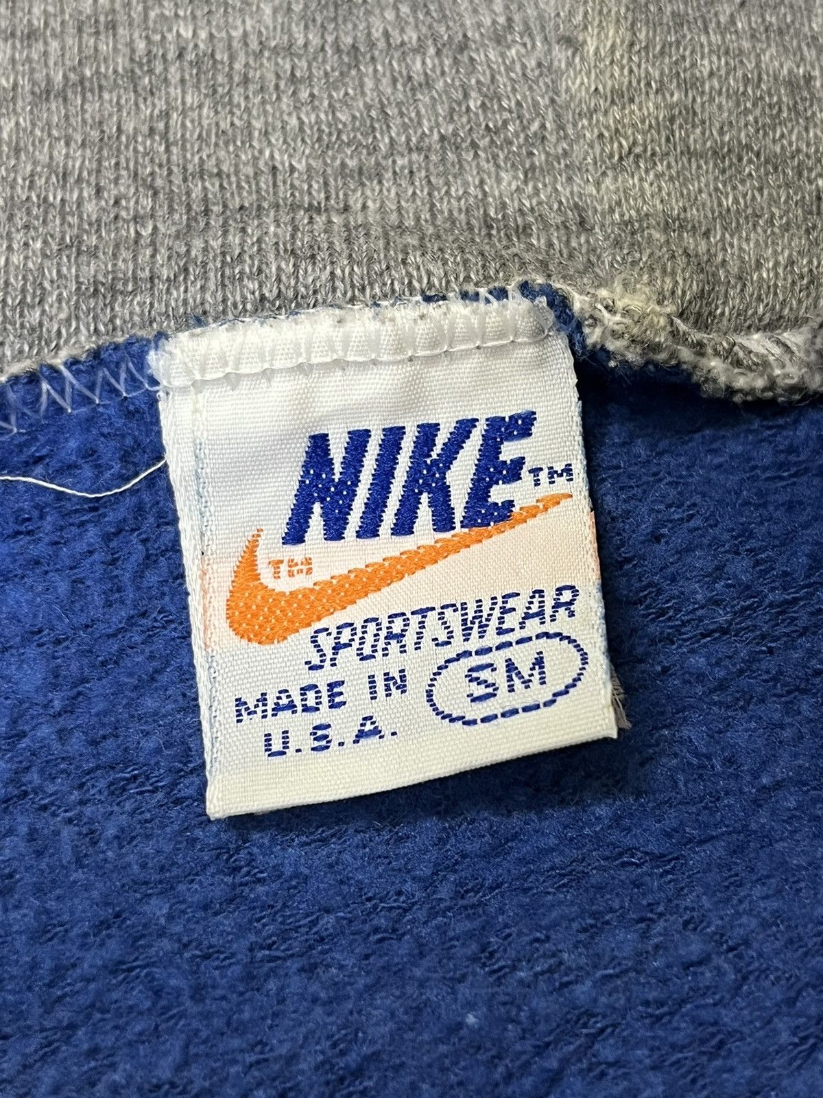 Nike RARE🔥VINTAGE 80s NIKE ORANGE TAG MADE IN USA ZIPPER HOODIES Size US S / EU 44-46 / 1 - 12 Thumbnail