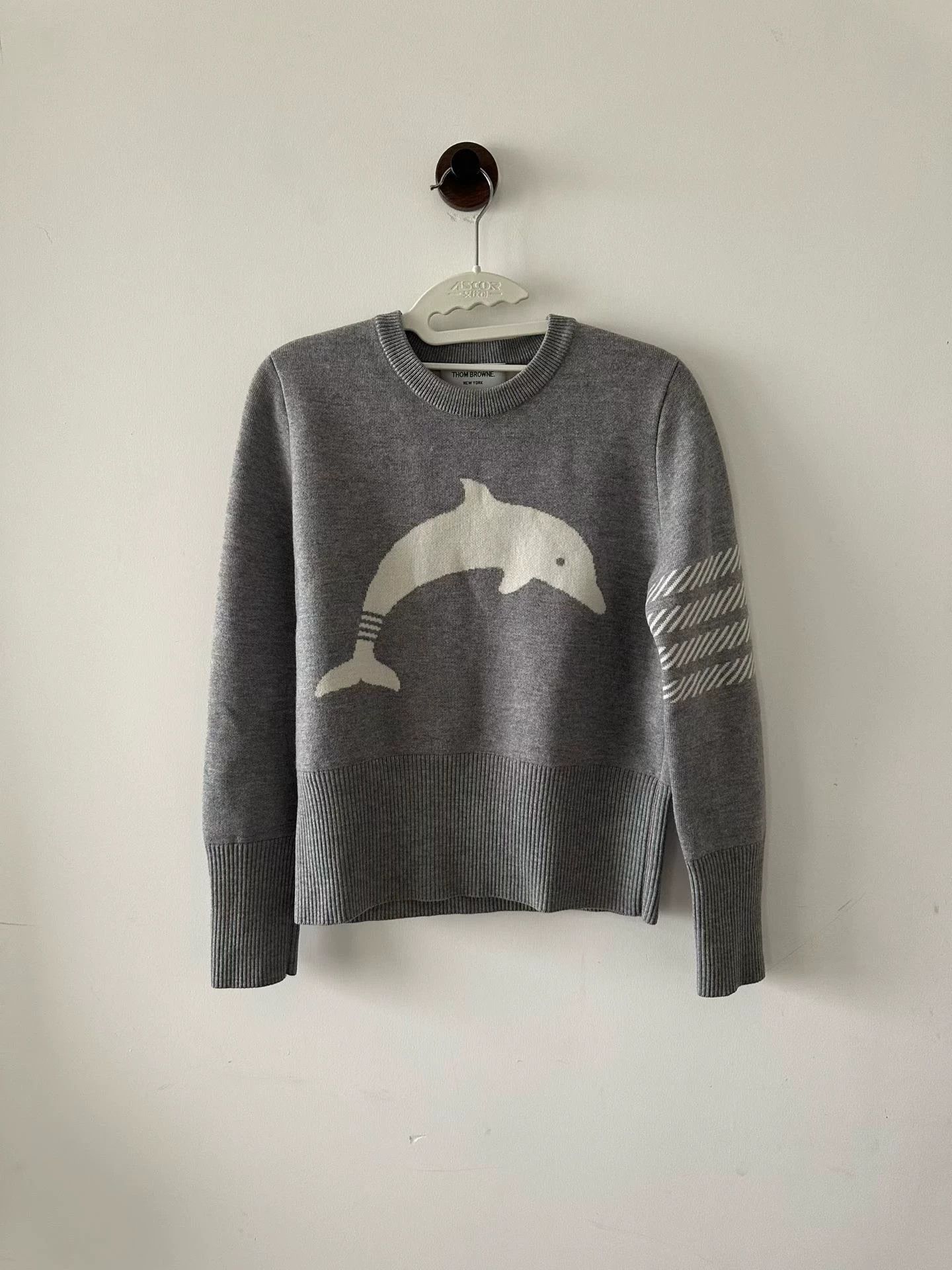Thom Browne Thom Browne Dolphin Sweater 40 98 New Size US XS / EU 42 / 0 - 1 Thumbnail