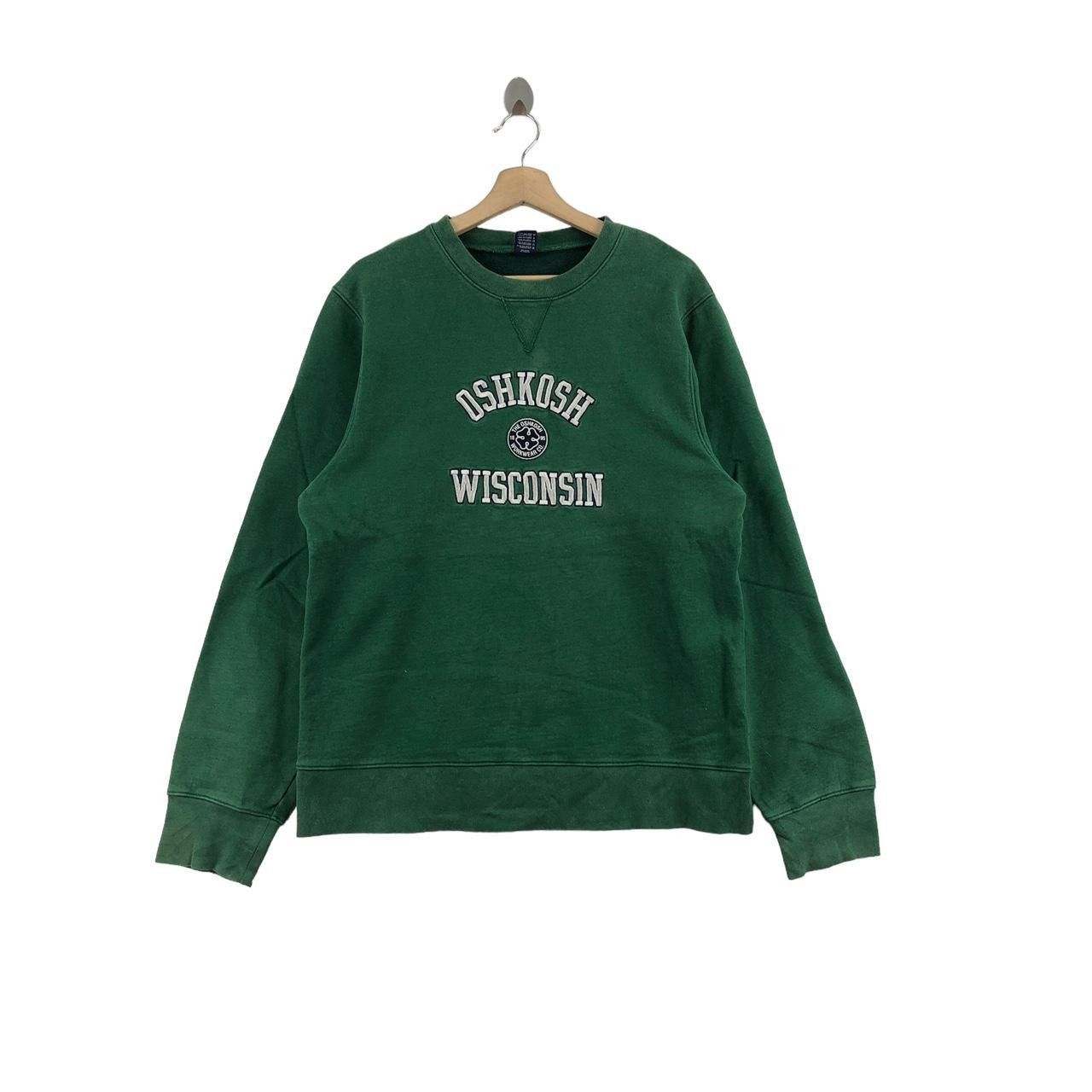 Oshkosh OSHKOSH WISCONSIN University Embroidered Sweatshirt Sweater Size M / US 6-8 / IT 42-44 - 1 Thumbnail