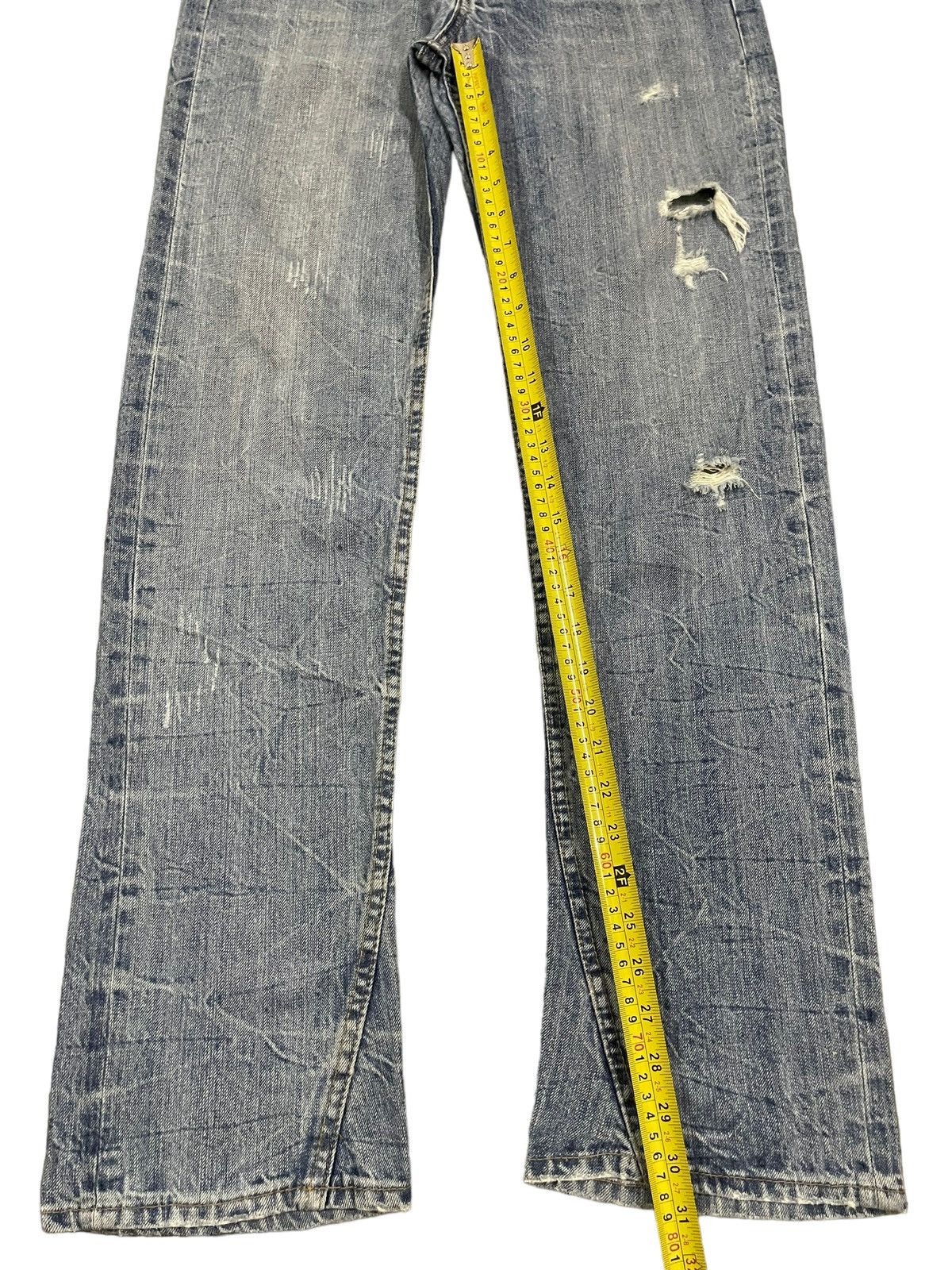 14th Addiction Vintage Japanese Brand Blue Wash Style Baggy Jeans Size US 32 / EU 48 - 11 Thumbnail