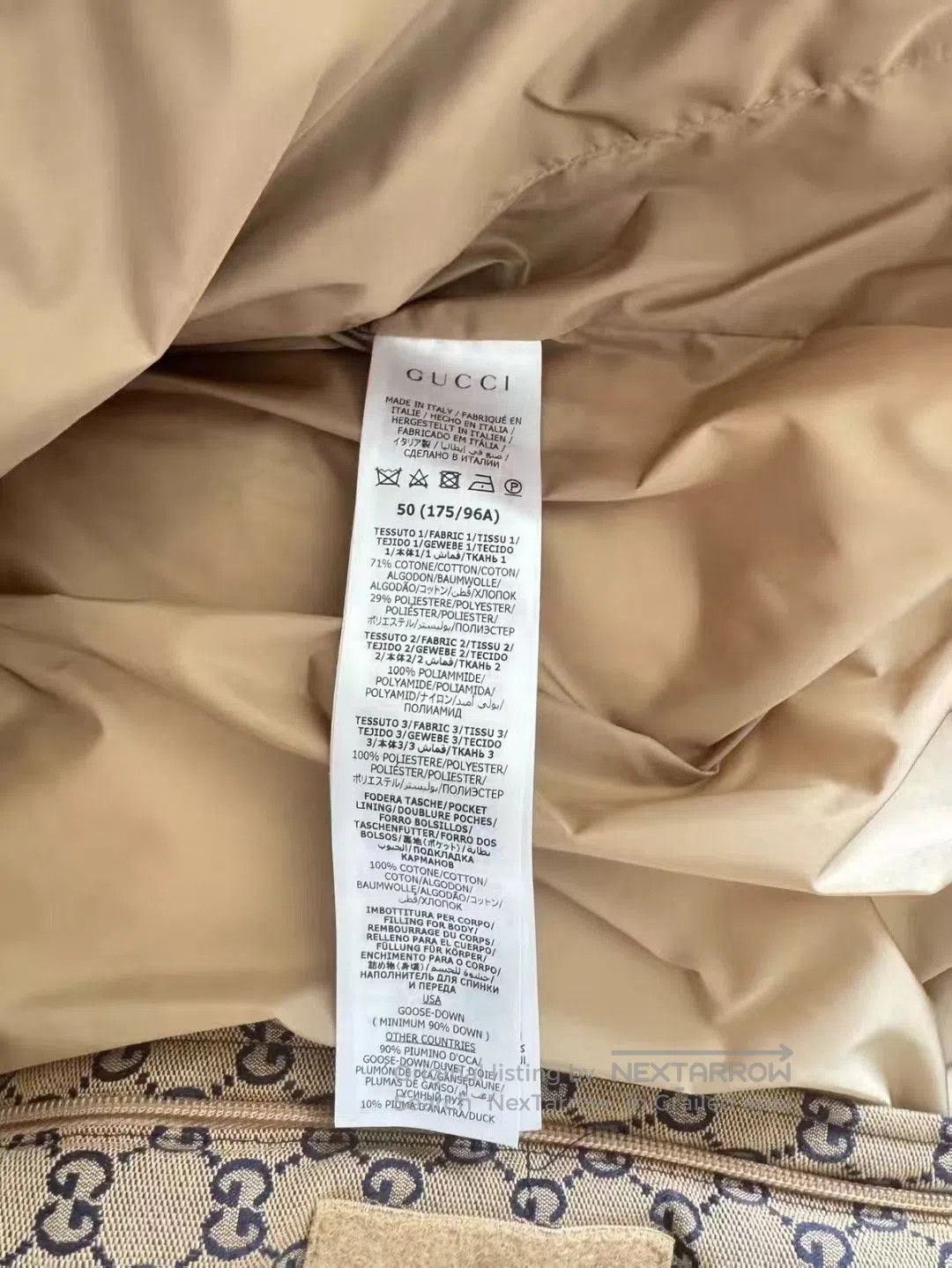 Gucci gucci double g hooded down jacket. Size US M / EU 48-50 / 2 - 4 Thumbnail
