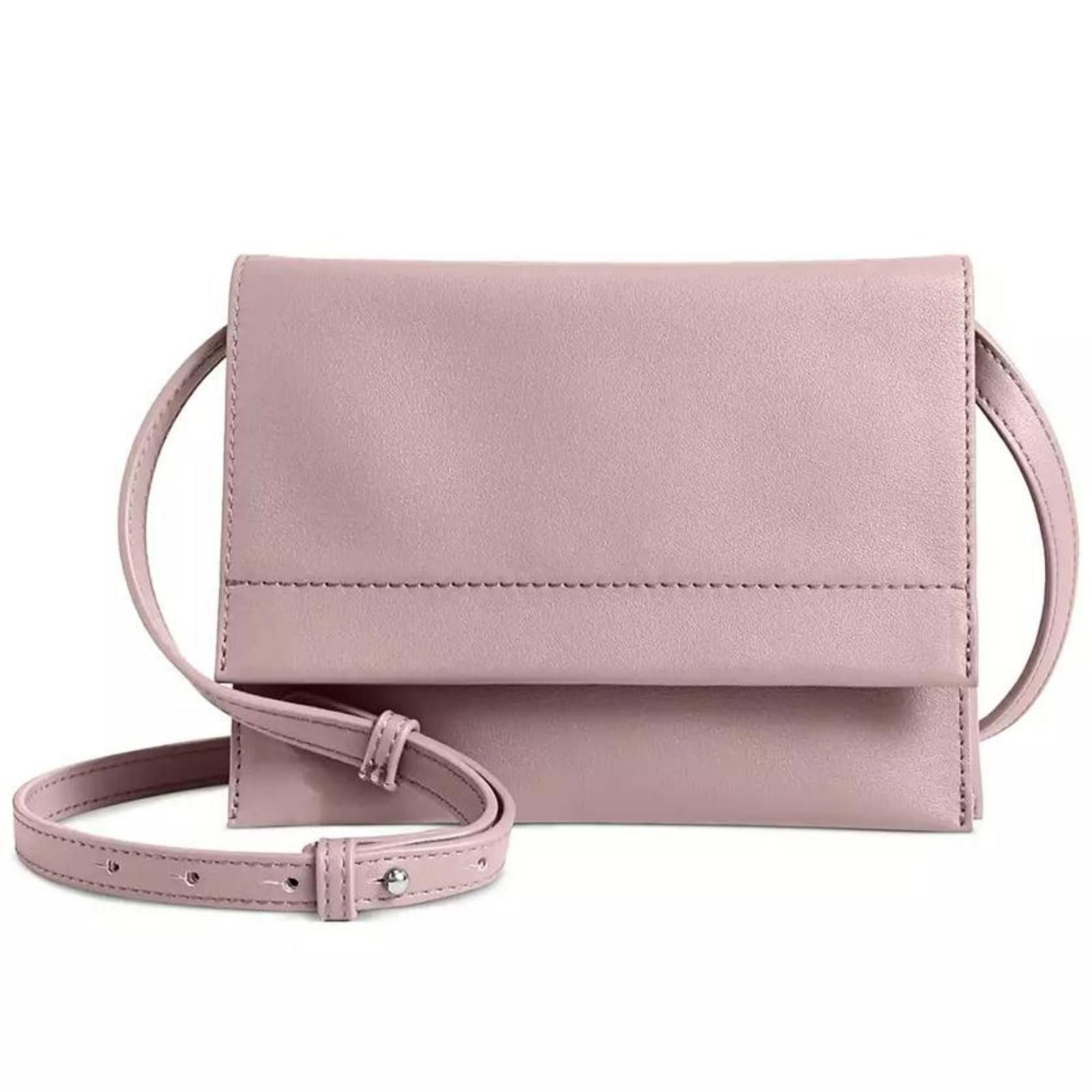Giani Bernini Giani Bernini Nappa Flap Crossbody – Blush Pink Size ONE SIZE - 1 Thumbnail