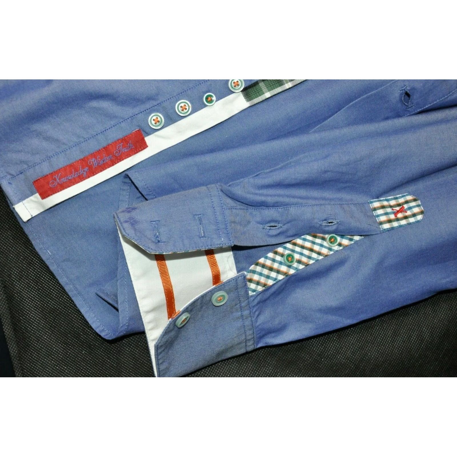 Robert Graham Robert Graham X Collection Blue Long Sleeve Shirt XL/TG Men Size US XL / EU 56 / 4 - 7 Thumbnail