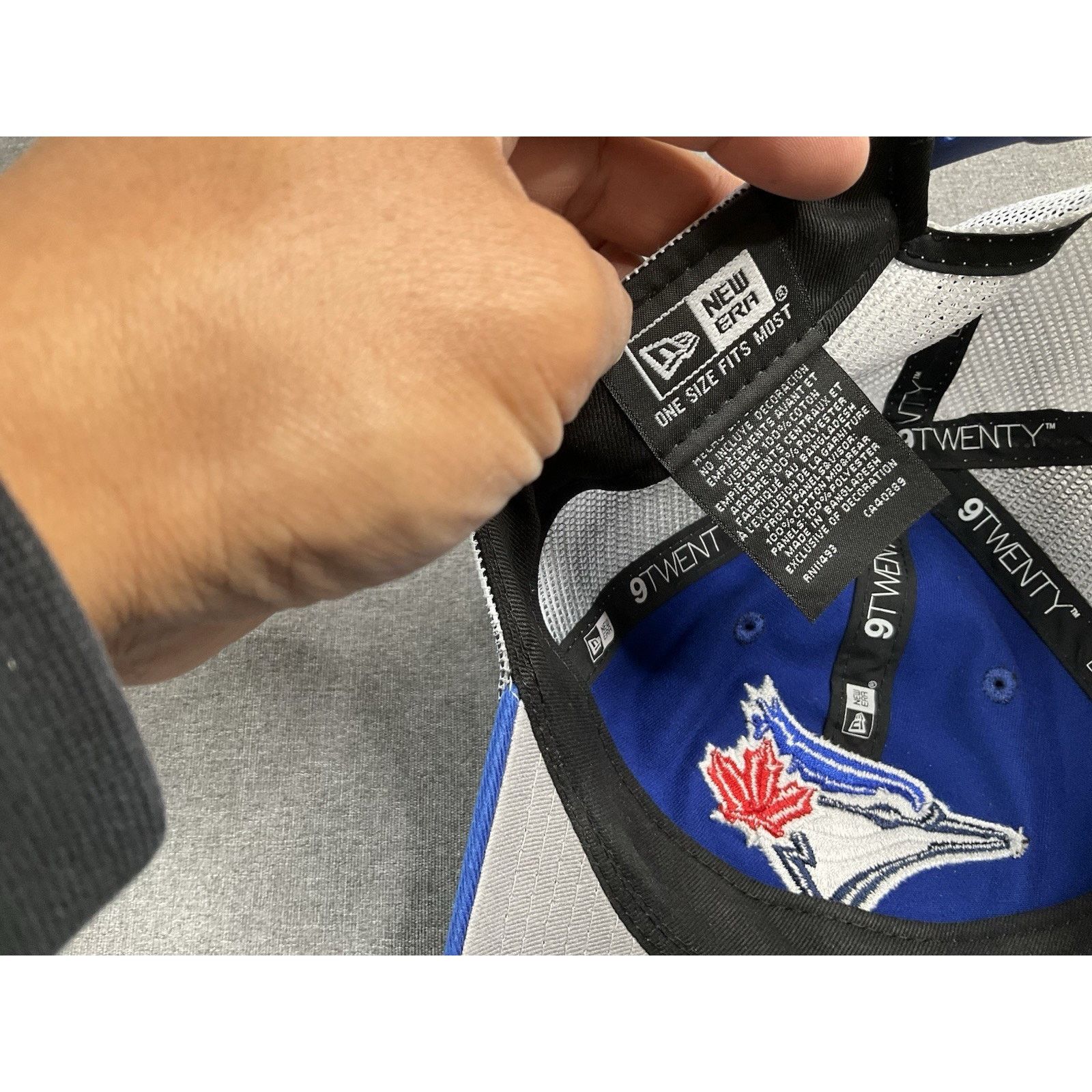 New Era Toronto Blue Jays New Era 39THIRTY Cap Blue Adjustable MLB Size ONE SIZE - 6 Thumbnail