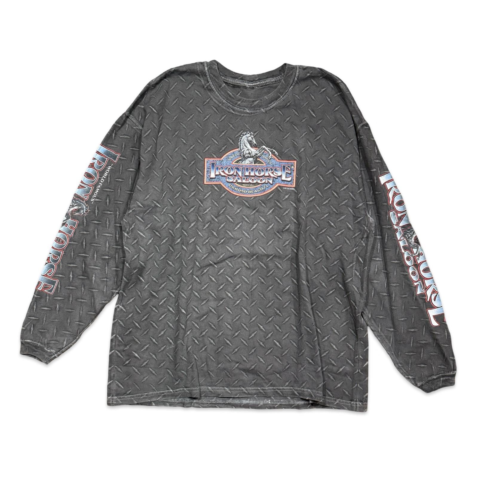 Designer Iron Horse Saloon Bike Week Y2K Diamond Cut AOP Long Sleeve Size US XL / EU 56 / 4 - 1 Thumbnail