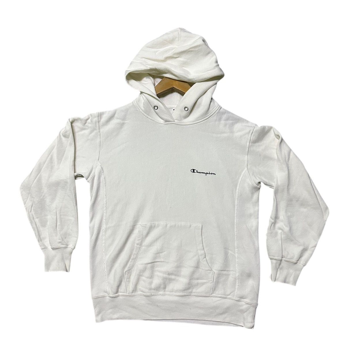 Champion reverse weave small logo pullover hoodie