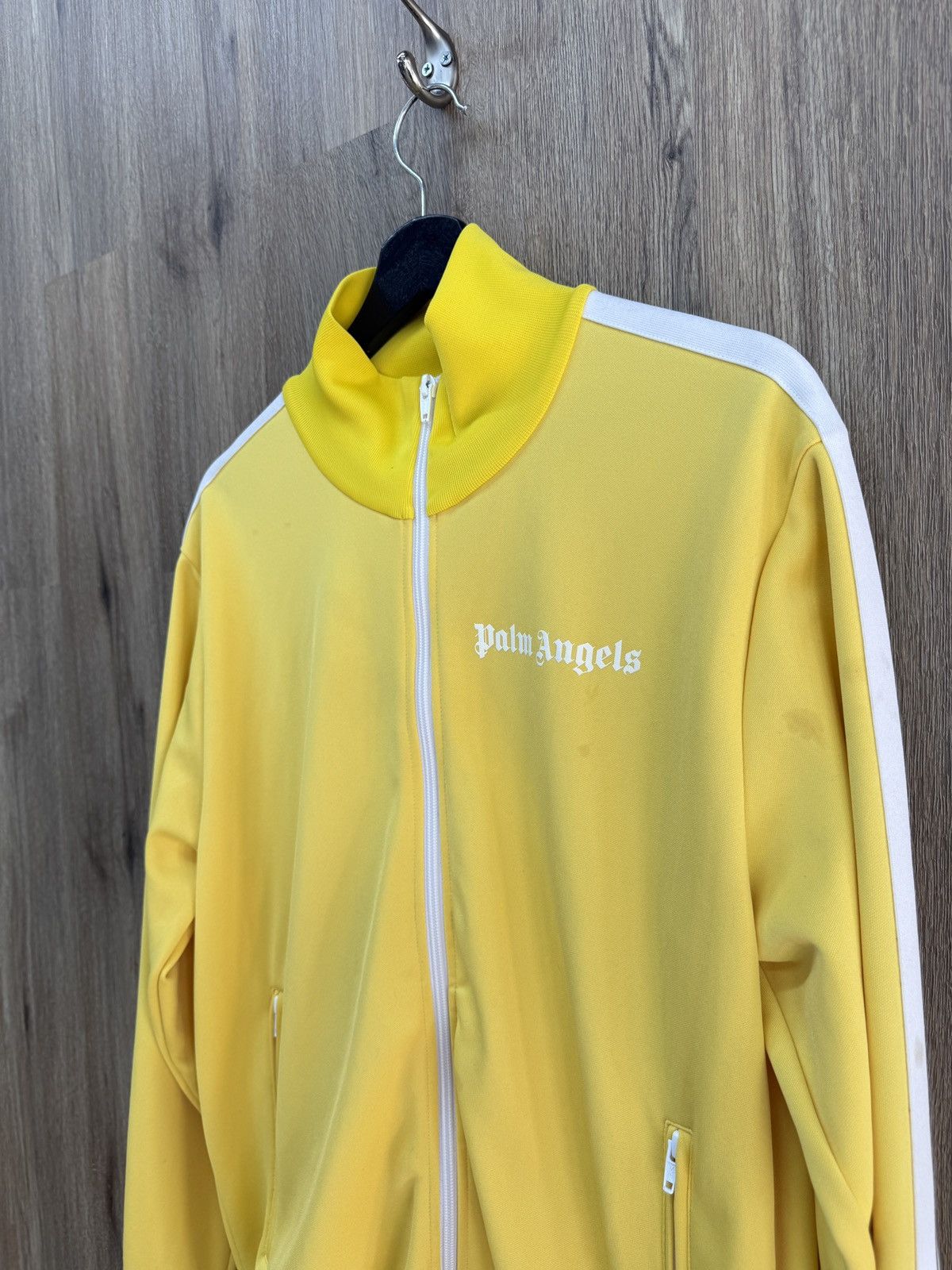 Palm Angels Palm Angels Yellow Track Jacket Size US L / EU 52-54 / 3 - 3 Thumbnail