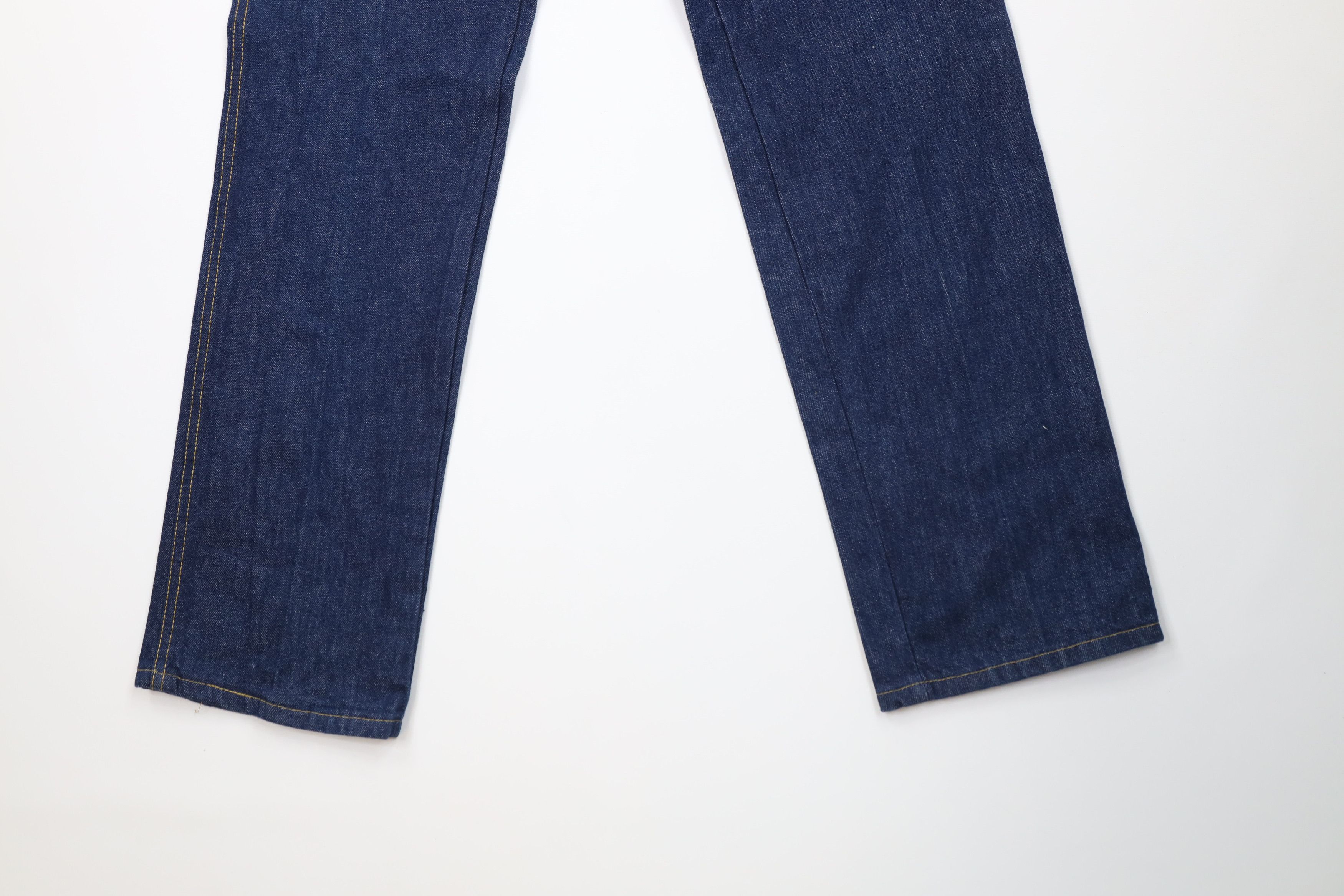 Vintage Vintage 70s 80s Streetwear Straight Leg Denim Jeans Blue Size 30" / US 8 / IT 44 - 4 Thumbnail