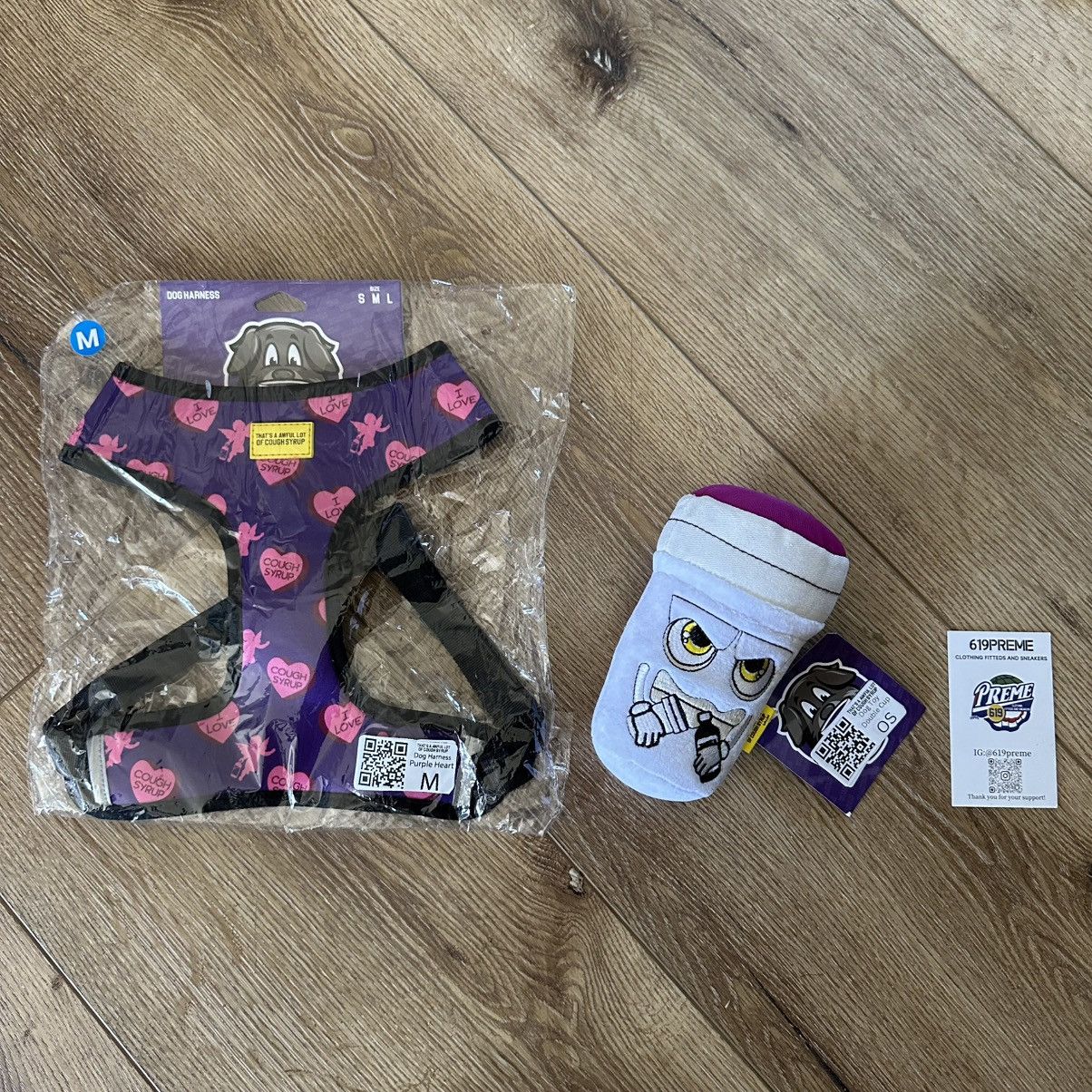 Awful Lot of Cough Syrup Thats awful lot of cough syrup (1 dog toy, and 1 harness) Size ONE SIZE - 5 Thumbnail