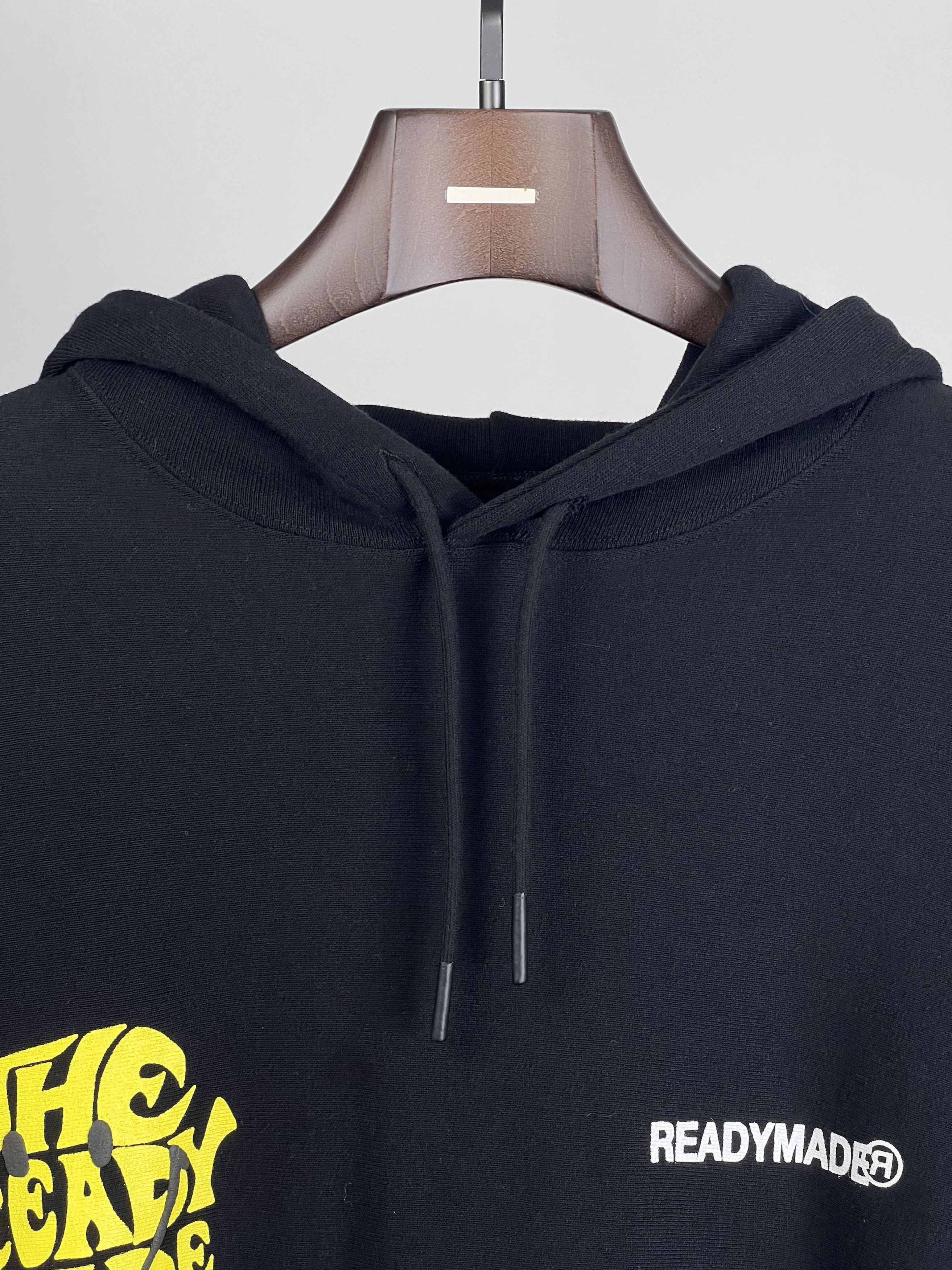 READYMADE Brand New Smile LS Hoodie Flame Print Black L Size US L / EU 52-54 / 3 - 4 Thumbnail