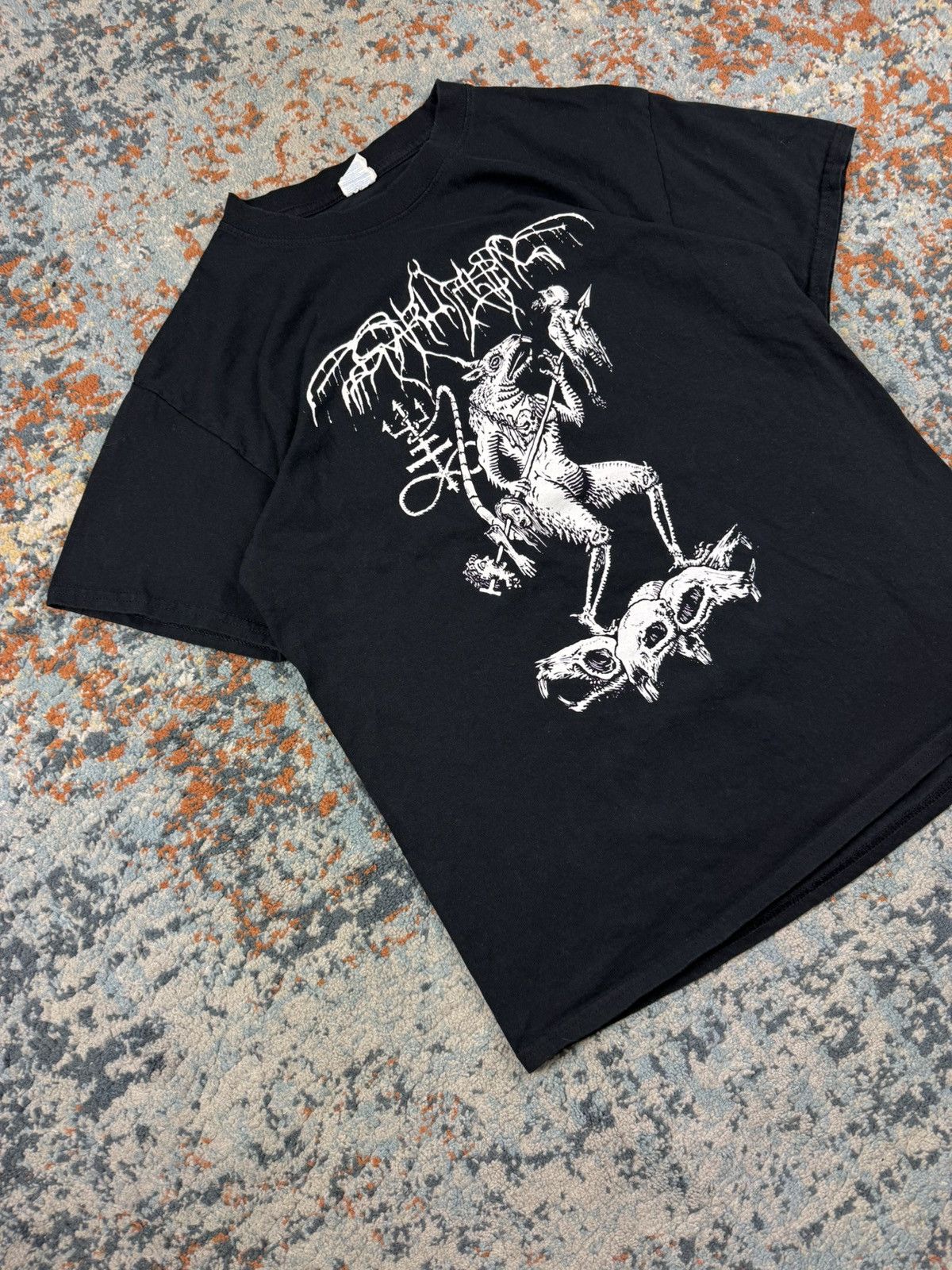 Band Tees × Vintage Rare vintage 00s Svarttjern norwegian black metal band tee Size US M / EU 48-50 / 2 - 3 Thumbnail