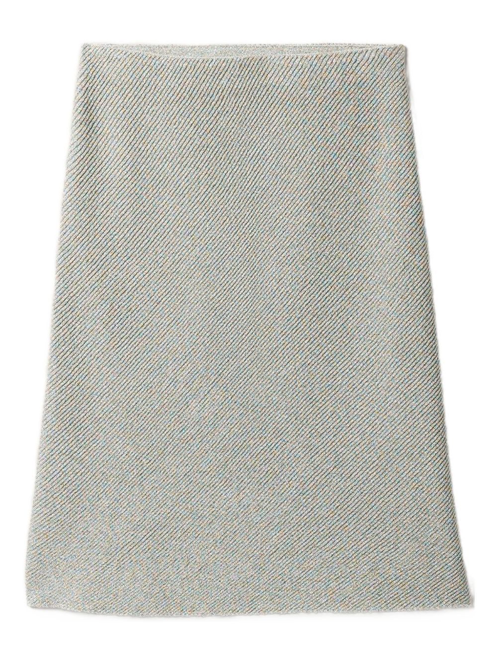 Miu Miu LAMÉ SKIRT Size 27" / US 4 / IT 40 - 1 Thumbnail