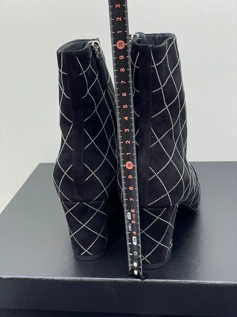 Chanel Chanel Bling Grid Short Boots -2505 Size US 6 / EU 39 - 9 Thumbnail